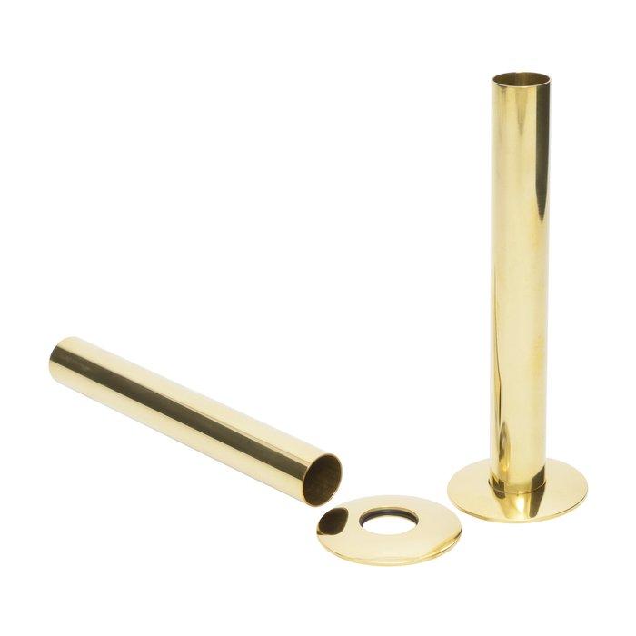 Gold/Brass Pipe Shrouds and Base Plates (CDC-SHROUD-BRASS)