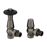 Stratford Black Nickel Thermostatic Radiator Valve Set