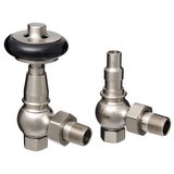 Warwick Satin Nickel Thermostatic Radiator Valve Set